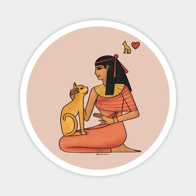 Cat Lady Magnet by BastetLand